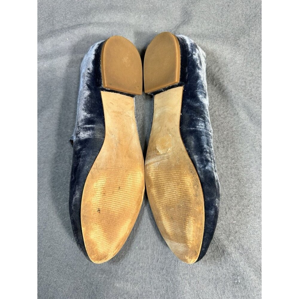 Madewell Lillie Mary Jane Flats Velvet Buckle Ballet Shoes Women’s 7 - Picture 6 of 11